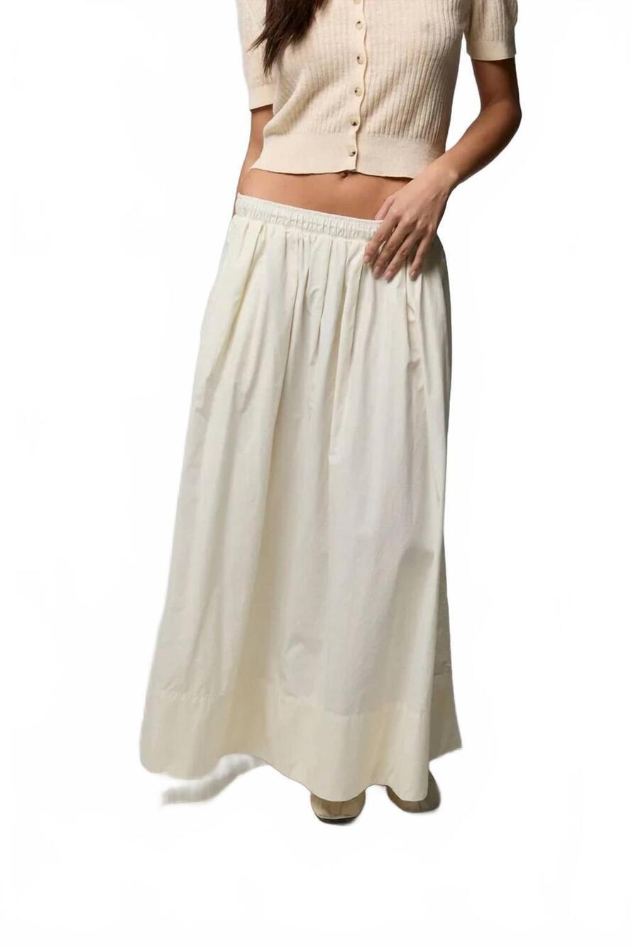NEW ASHER kate maxi skirt in butter